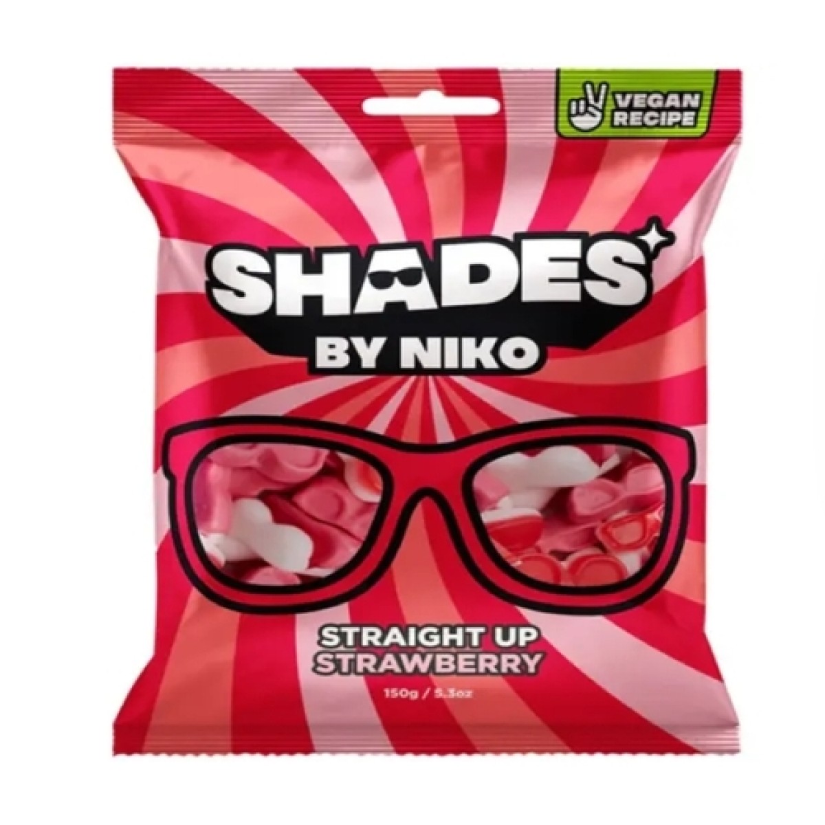 Shades by Niko Straight Up Strawberry 150g